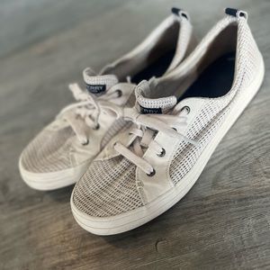 Size 11 Ivory Cream Sperry shoes